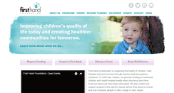 Desktop Screenshot of firsthandfoundation.org